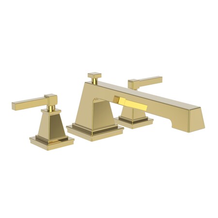 Newport Brass Tub Faucet, Polished Gold (PVD), Deck 3-3146-24